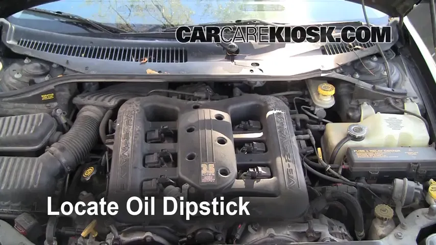 2001 Chrysler LHS 3.5L V6 Oil Check Oil Level